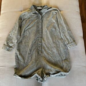 Mustard Seed Romper with pockets Size L